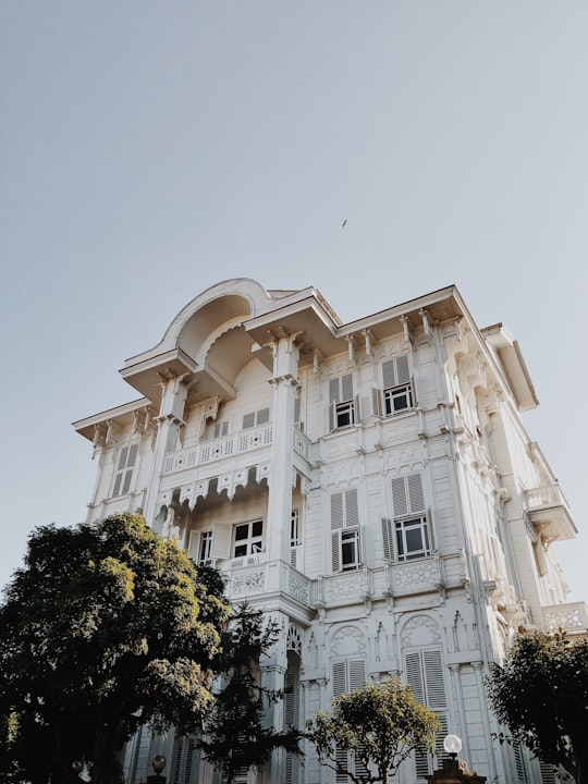 white concrete building under white sky during daytime in Princes' Islands Mansion Turkey
