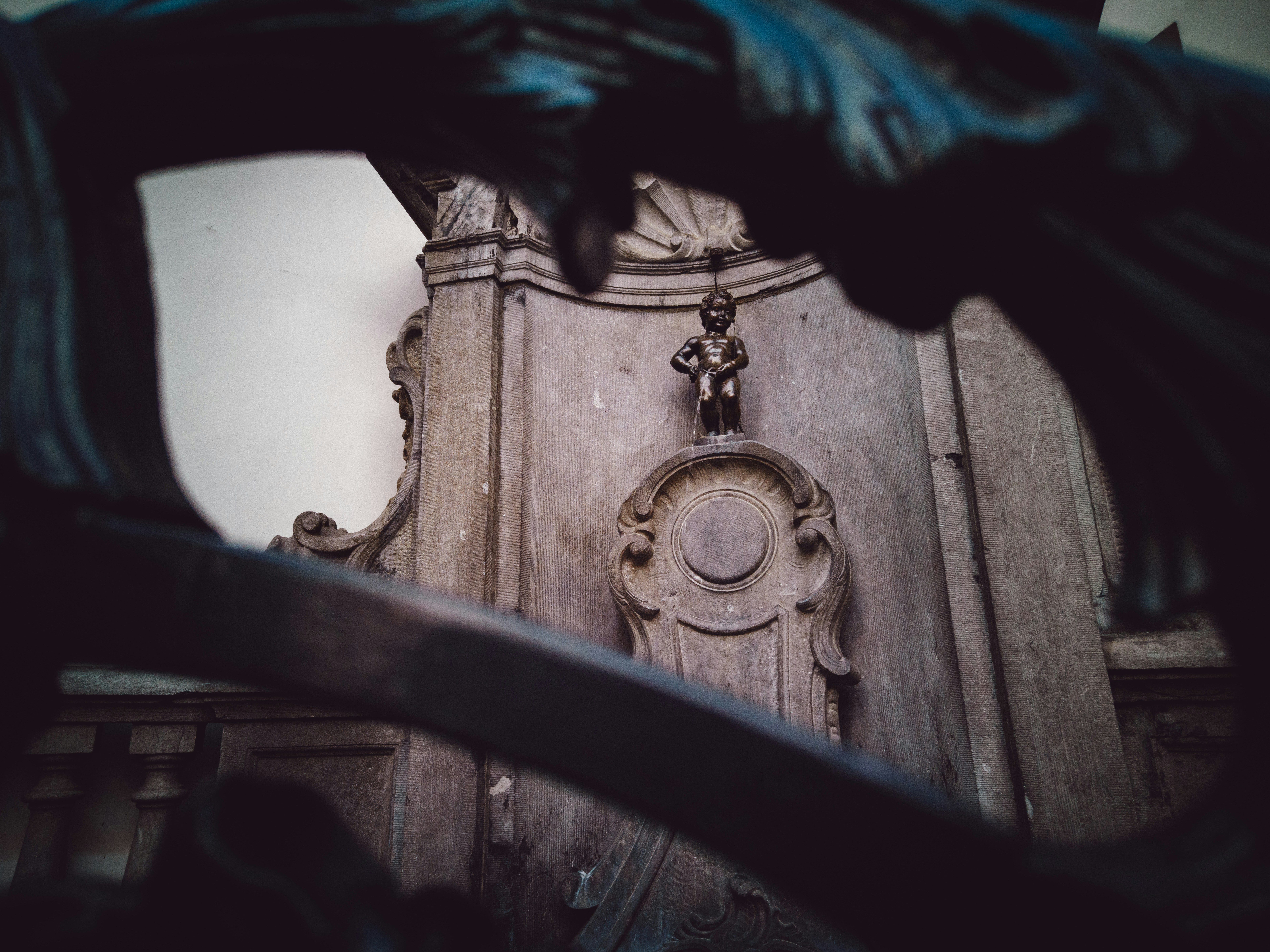 Smartphone photo of Manneke Pis in Brussels