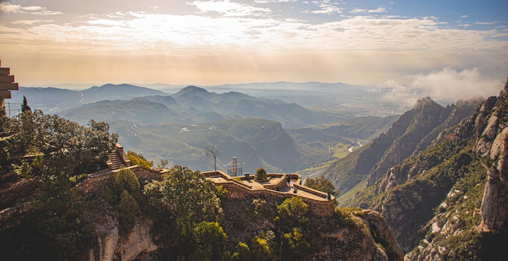 aerial view of green trees and mountains during daytime