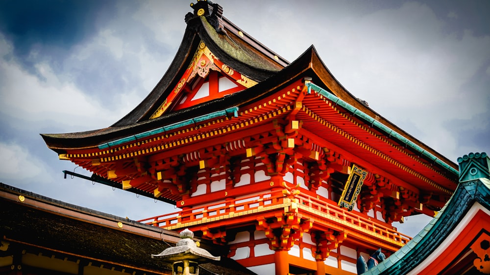 brown and black pagoda temple