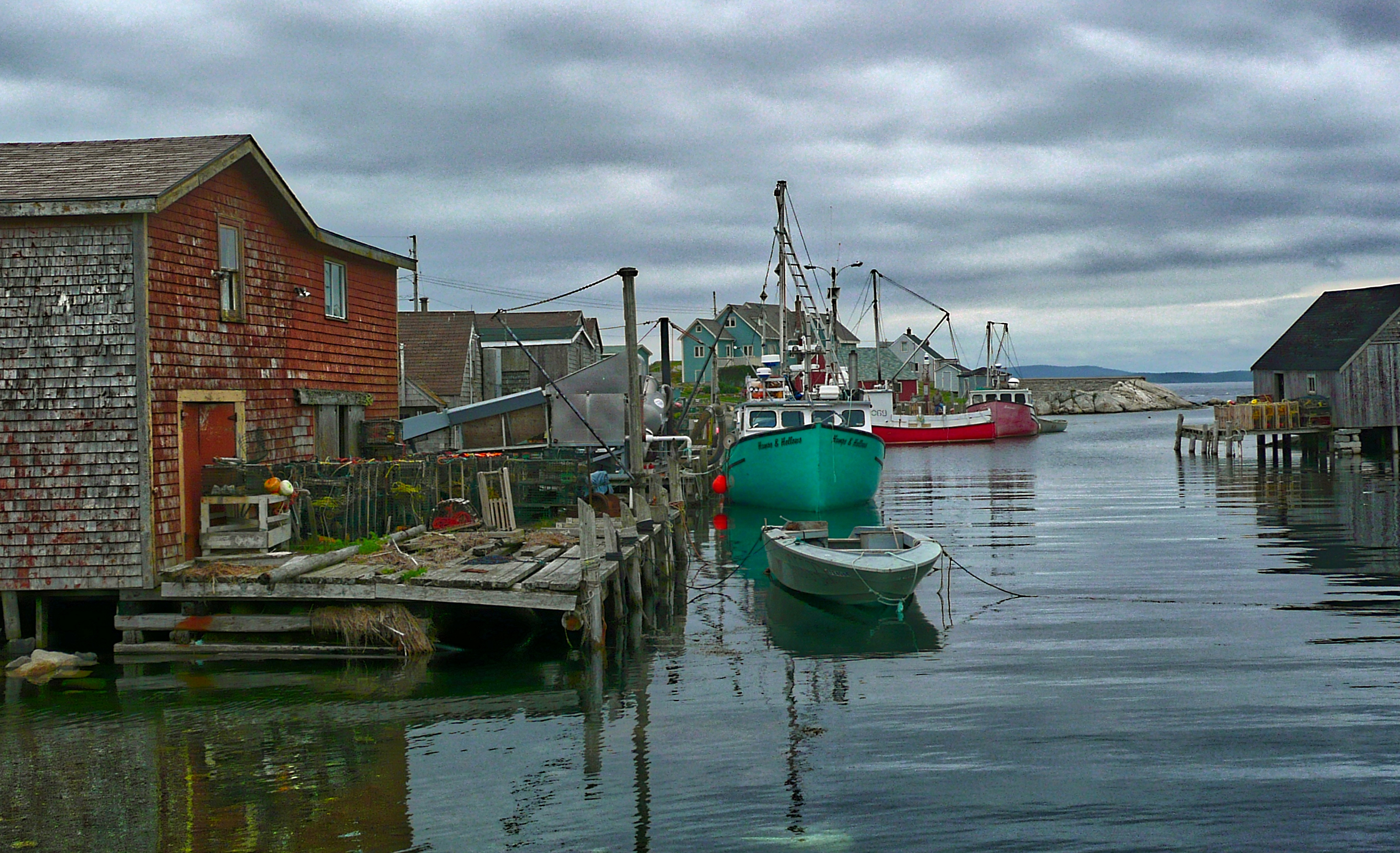 Halifax, Canada (Peggy's Cove) - Port de Peggy’s Cove.
