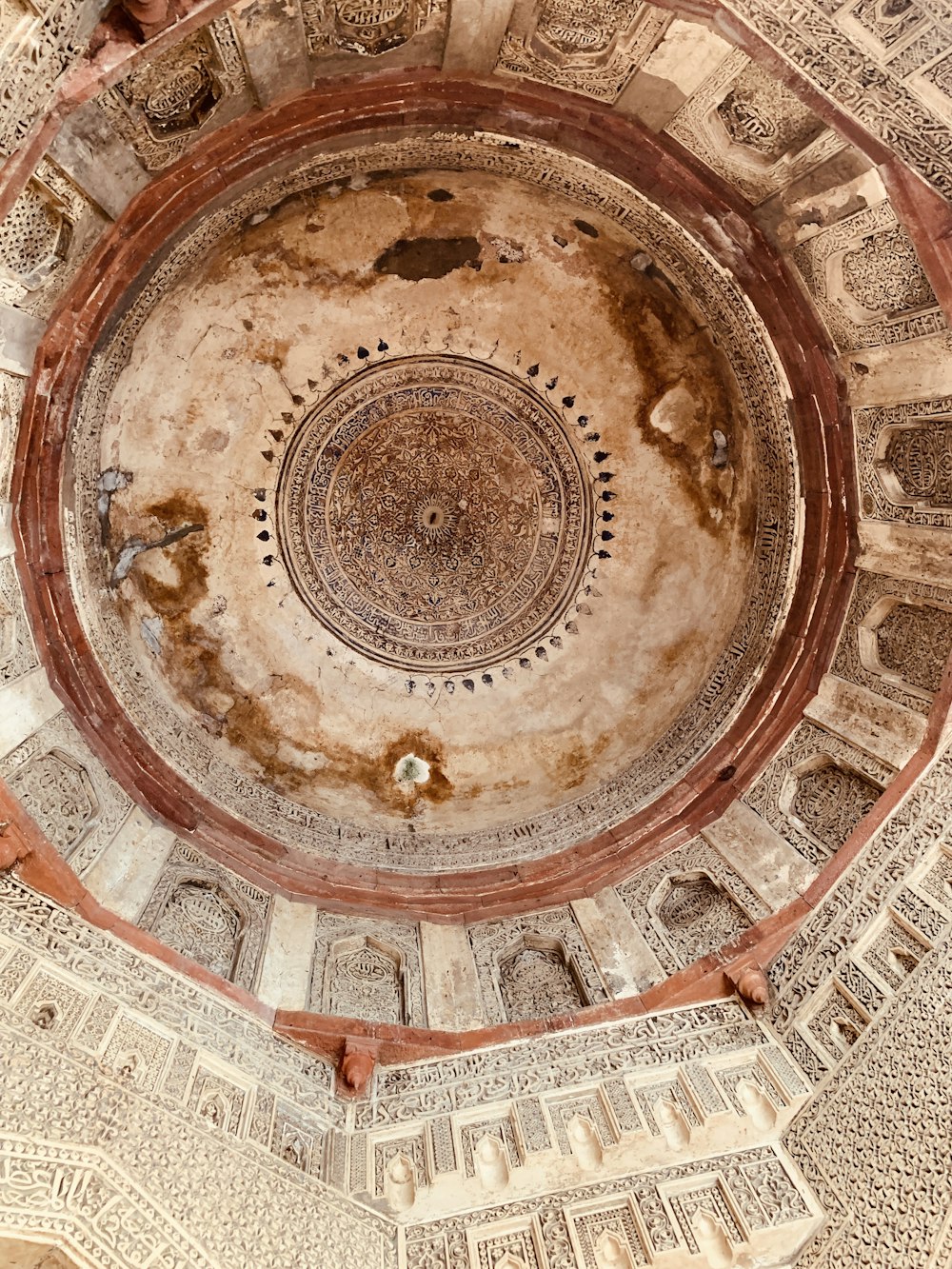 brown and beige concrete dome ceiling