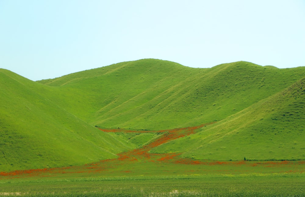 green mountains under white sky during daytime