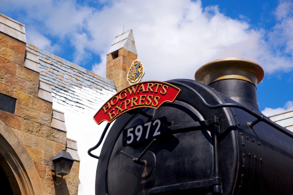 a close up of a train on a train track