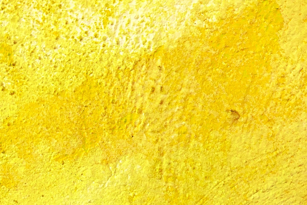 노란색과 흰색 페인트 벽