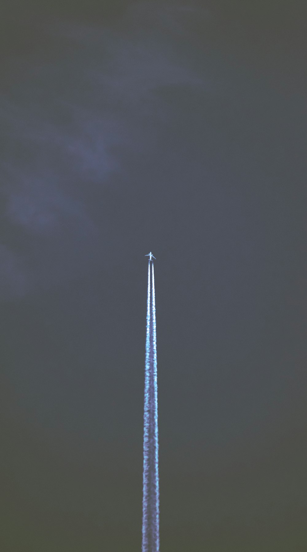 black and gray clouds during night time