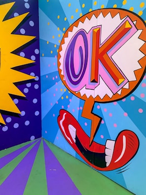 Vibrant splash screen showcasing the ok internet agency logo.