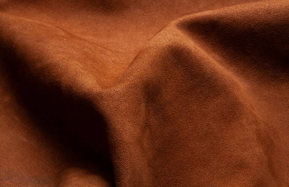 brown textile in close up image