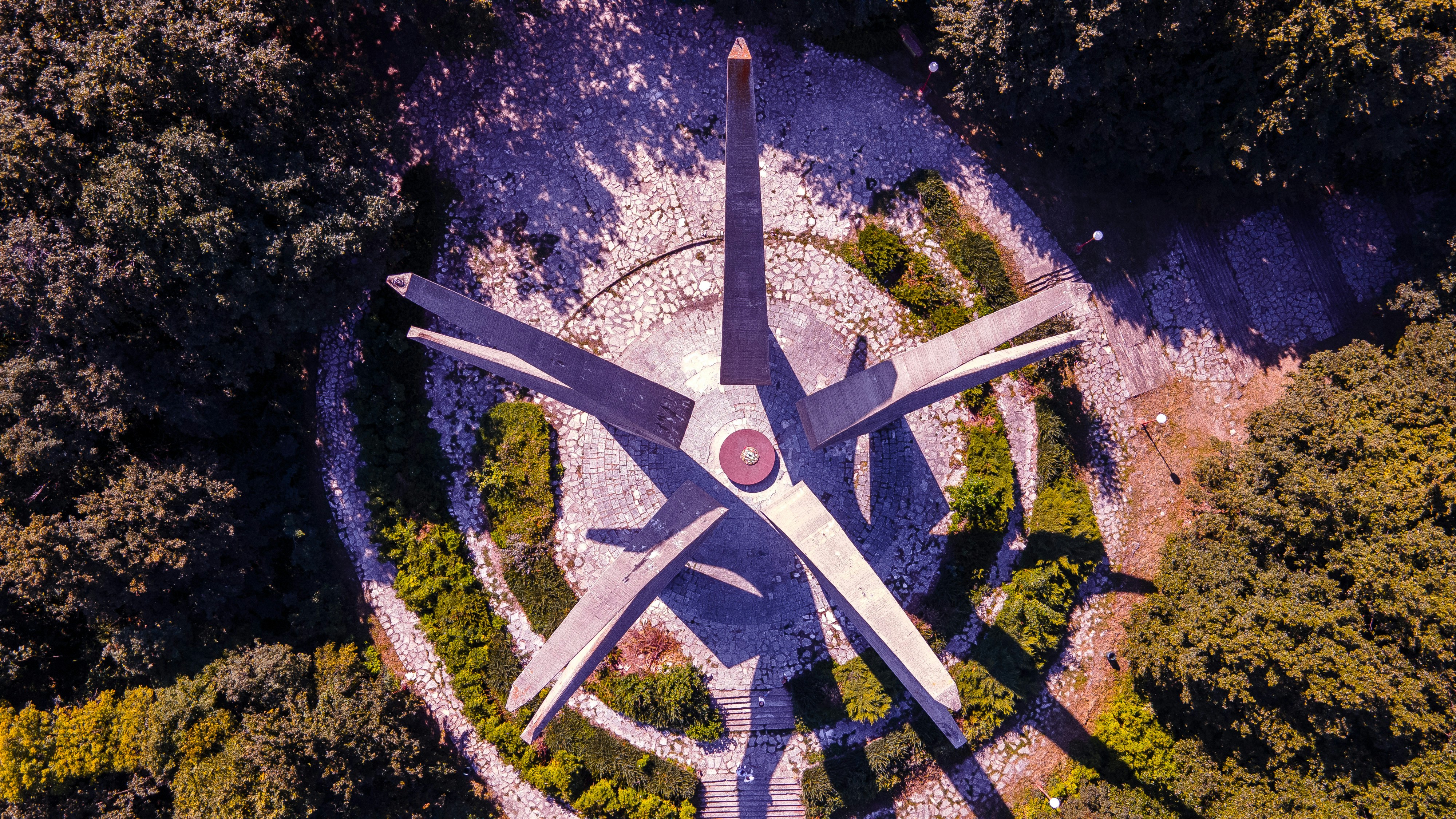 white and black round logo