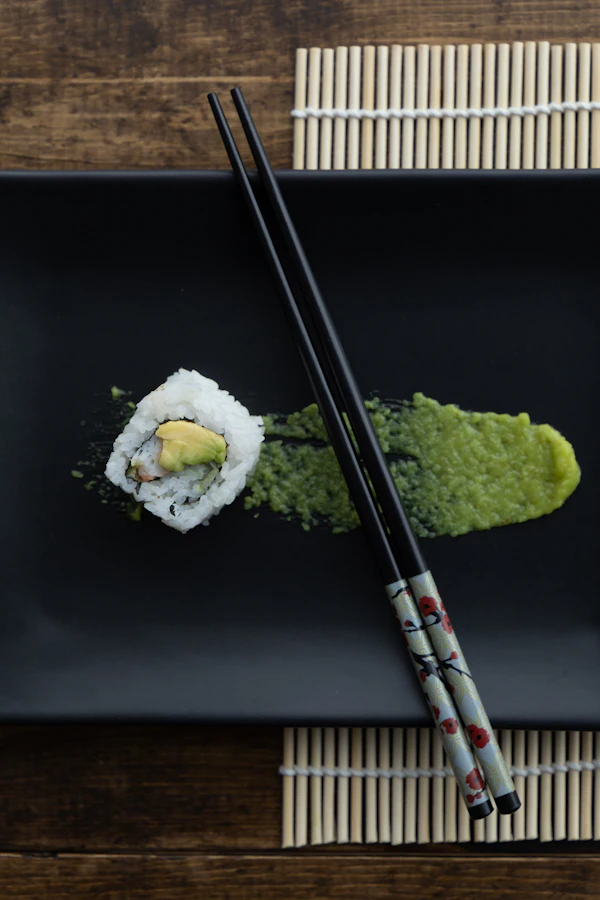 Maki avocat concombre