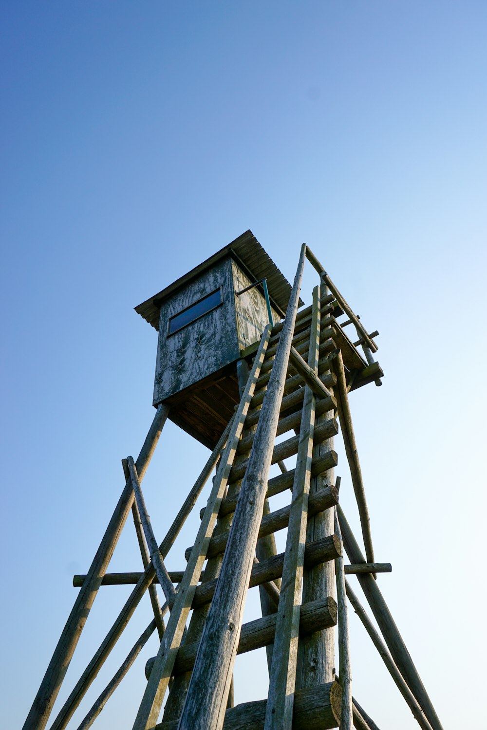 brown wooden tower under blue sky during daytime