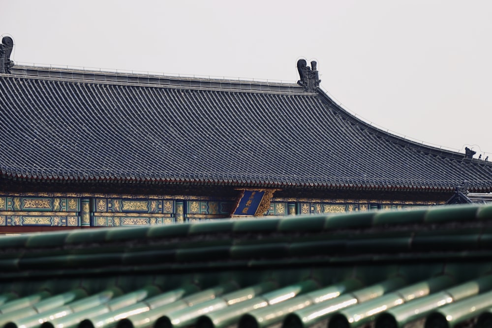 brown and gray roof house