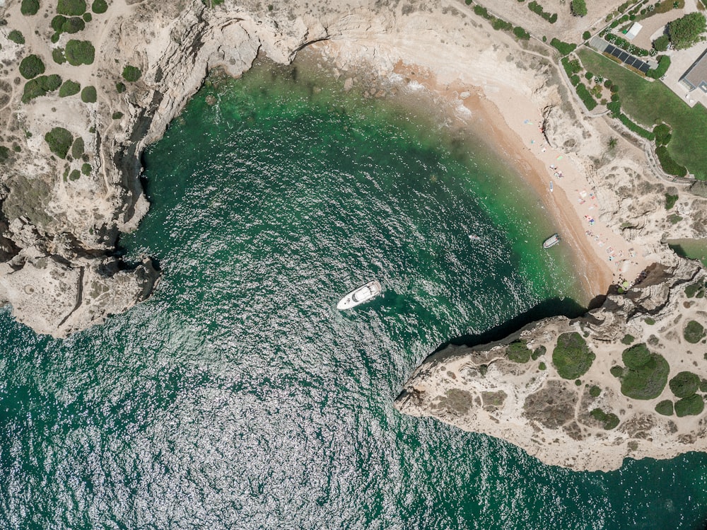 aerial view of body of water during daytime