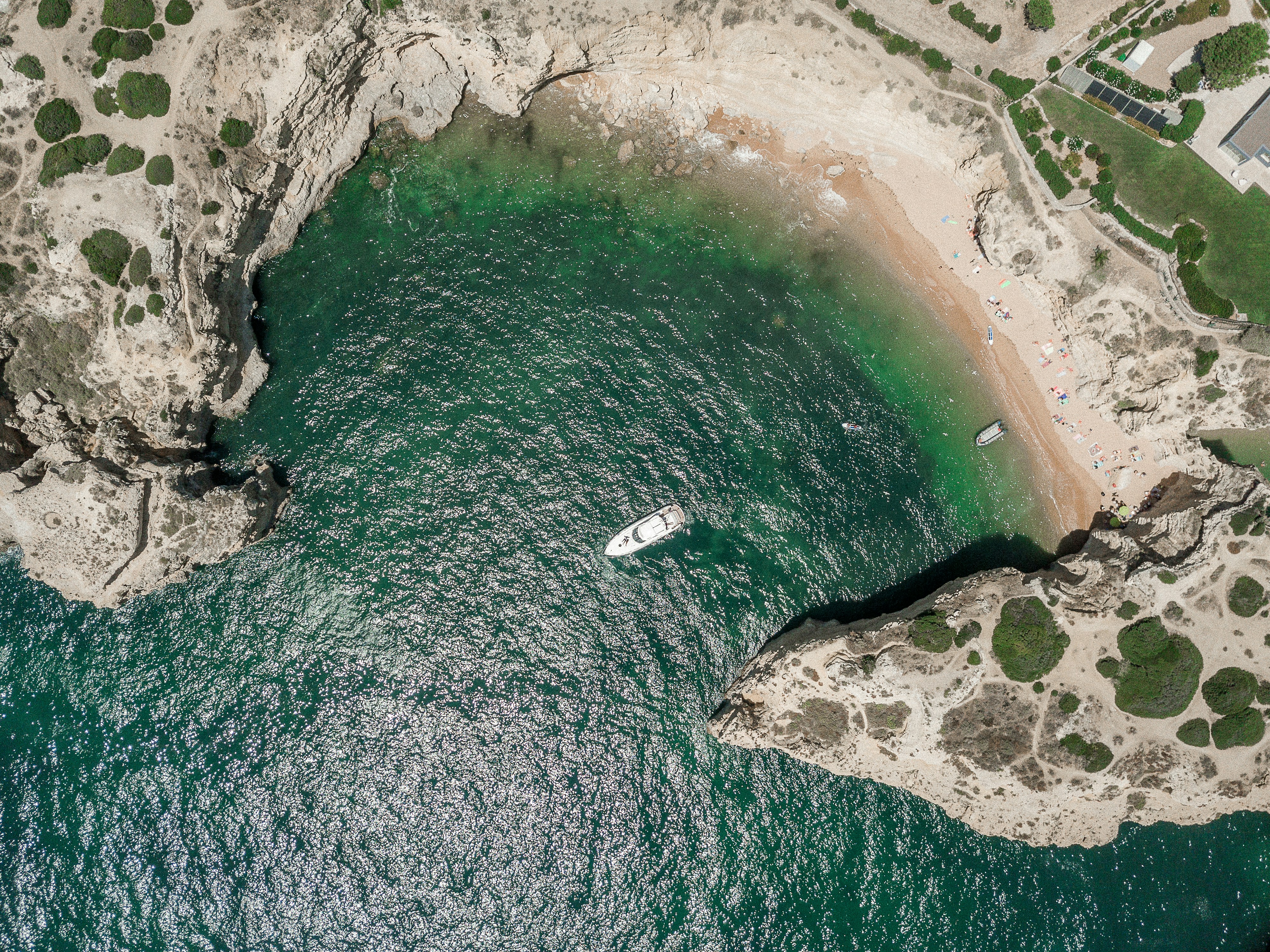 aerial view of body of water during daytime