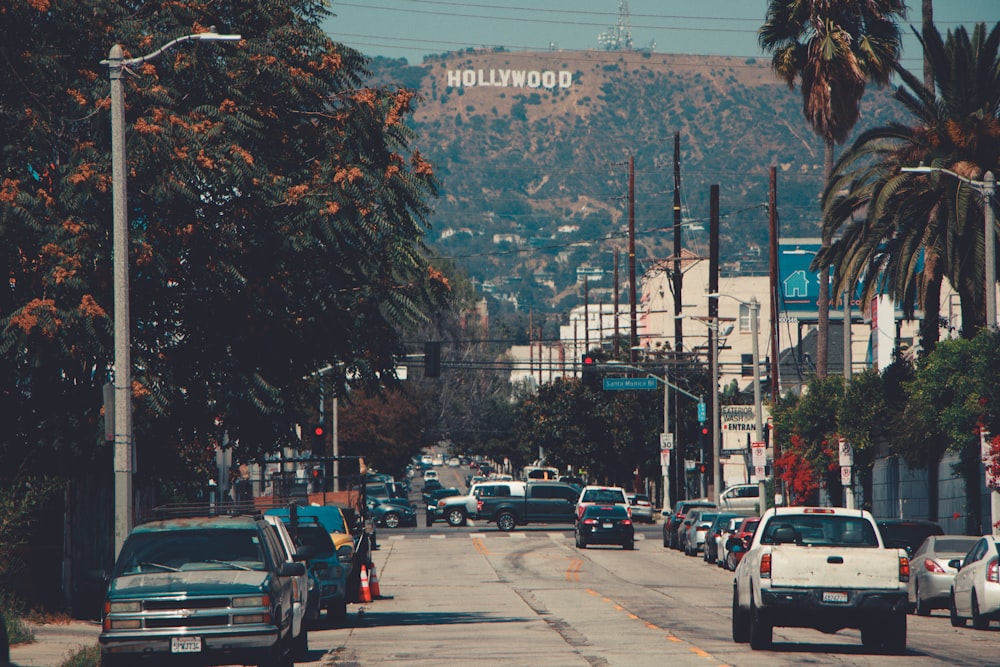 cars parked on side of the road during daytime