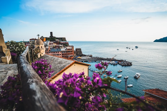 brown concrete building near body of water during daytime in Parco Nazionale delle Cinque Terre Italy