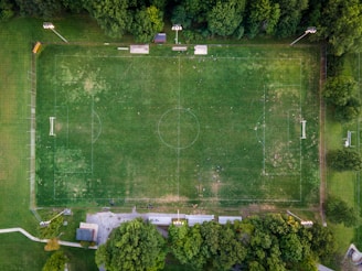 green soccer field during daytime