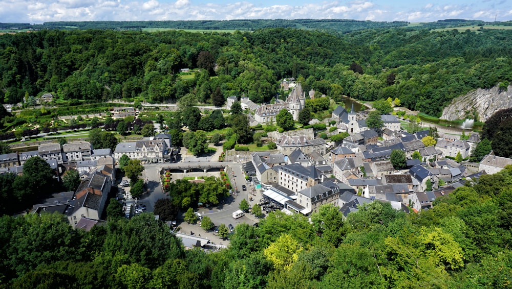 Vue aérienne de la ville pendant la journée