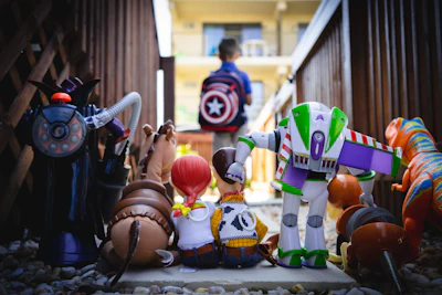 Set de figuras de acción