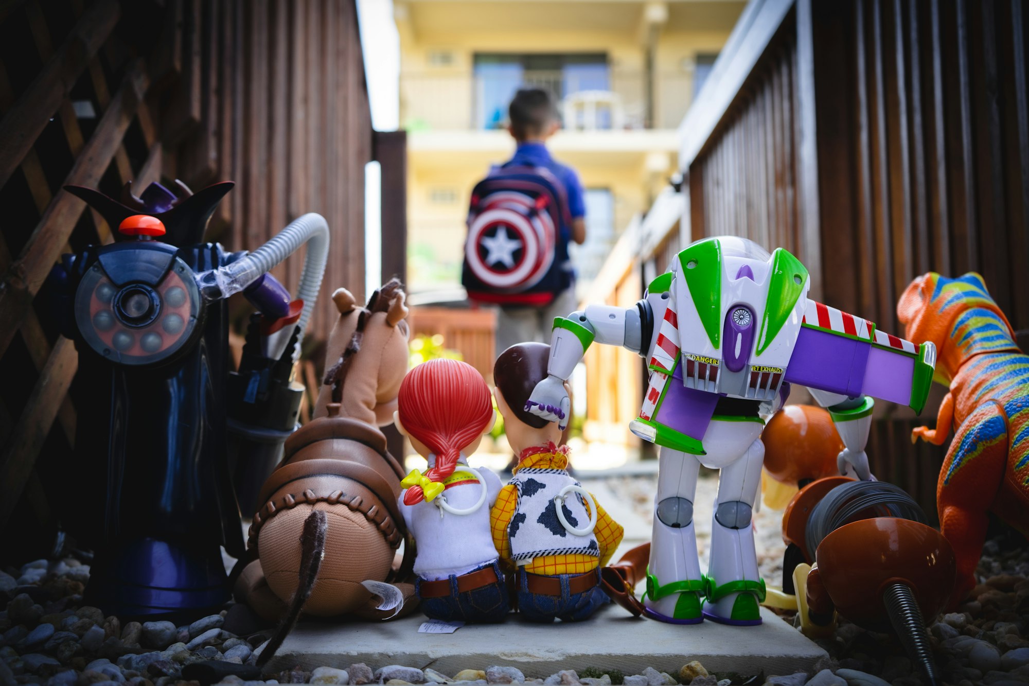 Toys from the movie Toy Story 