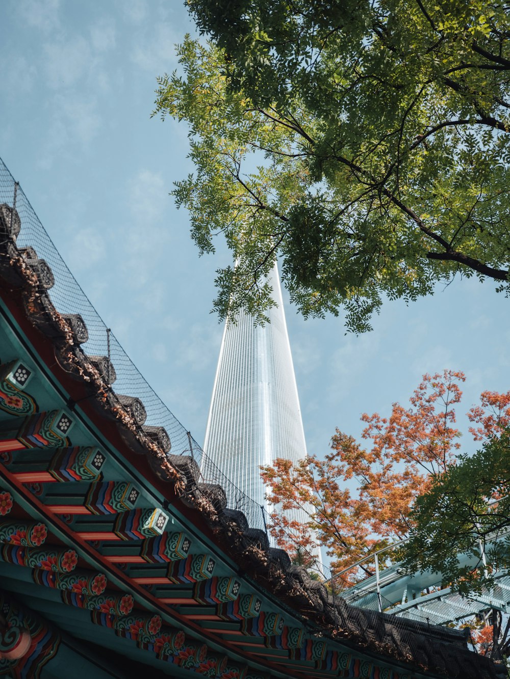 red and brown pagoda temple