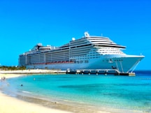 white cruise ship on sea during daytime