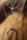 A close-up of two necklaces made of gold chains. One necklace has a blue, hexagonal gemstone pendant, and the other has a golden crescent moon pendant with small gemstones embedded in it. The background is softly blurred with warm, earthy tones.