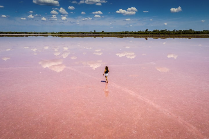Pink lake|Amazing facts about Pink hillier lake