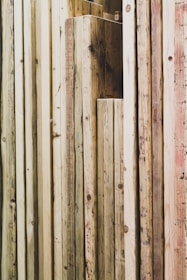 white and brown wooden wall