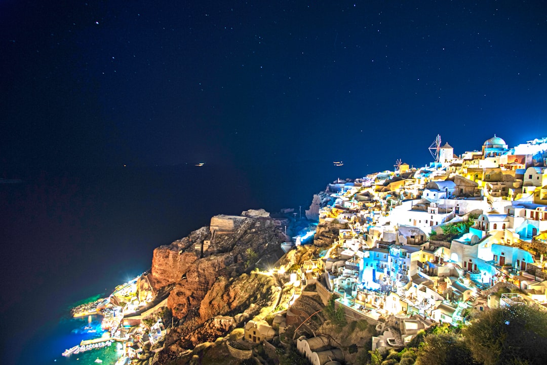 Panorama photo spot Santorini Greece