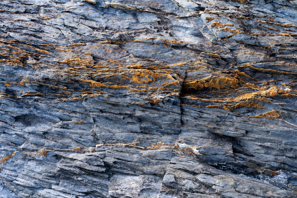 brown and gray rock formation