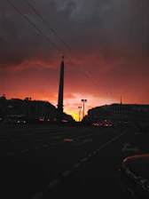 Modern Buenos Aires cityscape with the Obelisk at sunset, reflecting urban lifestyle.
