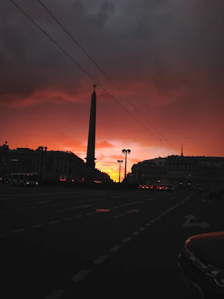 Modern Buenos Aires cityscape with the Obelisk at sunset, reflecting urban lifestyle.