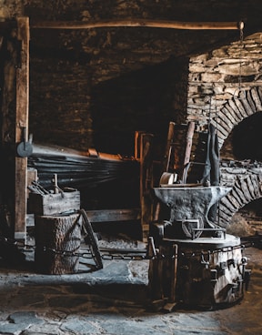 brown wooden wheel on brown wooden table