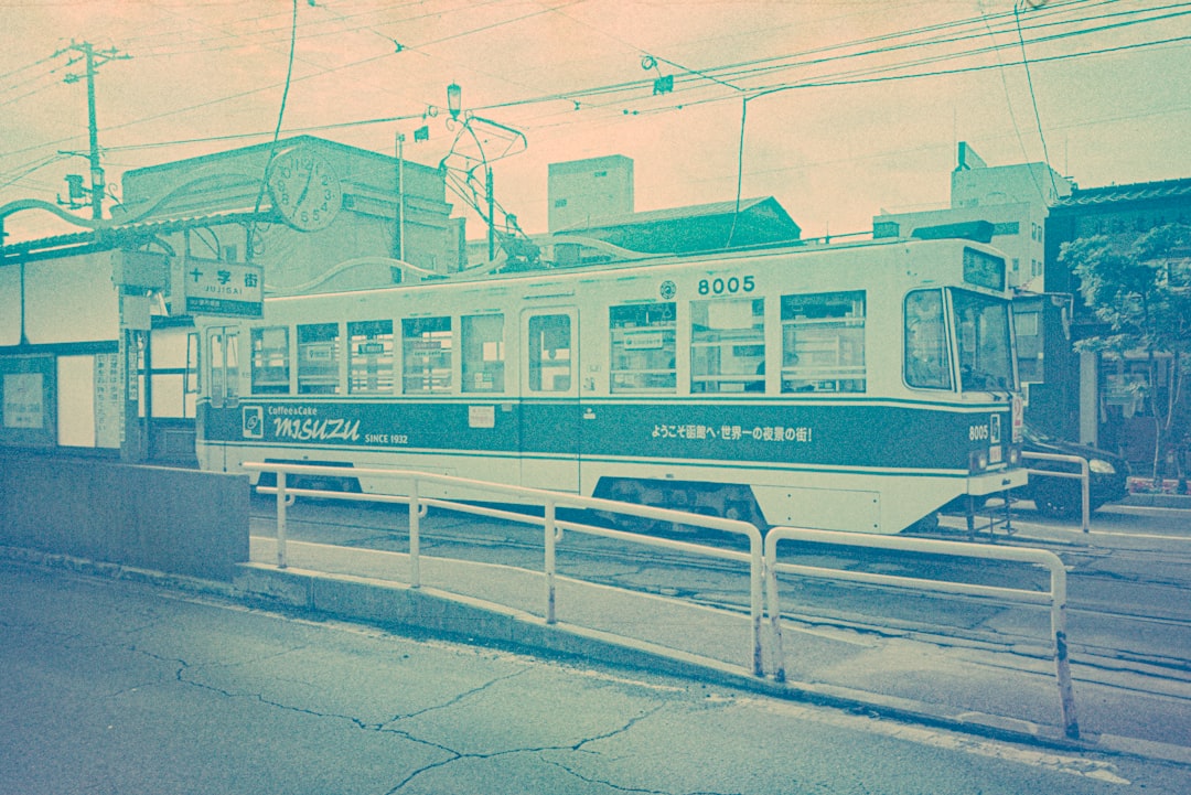 white and brown train on rail road during daytime