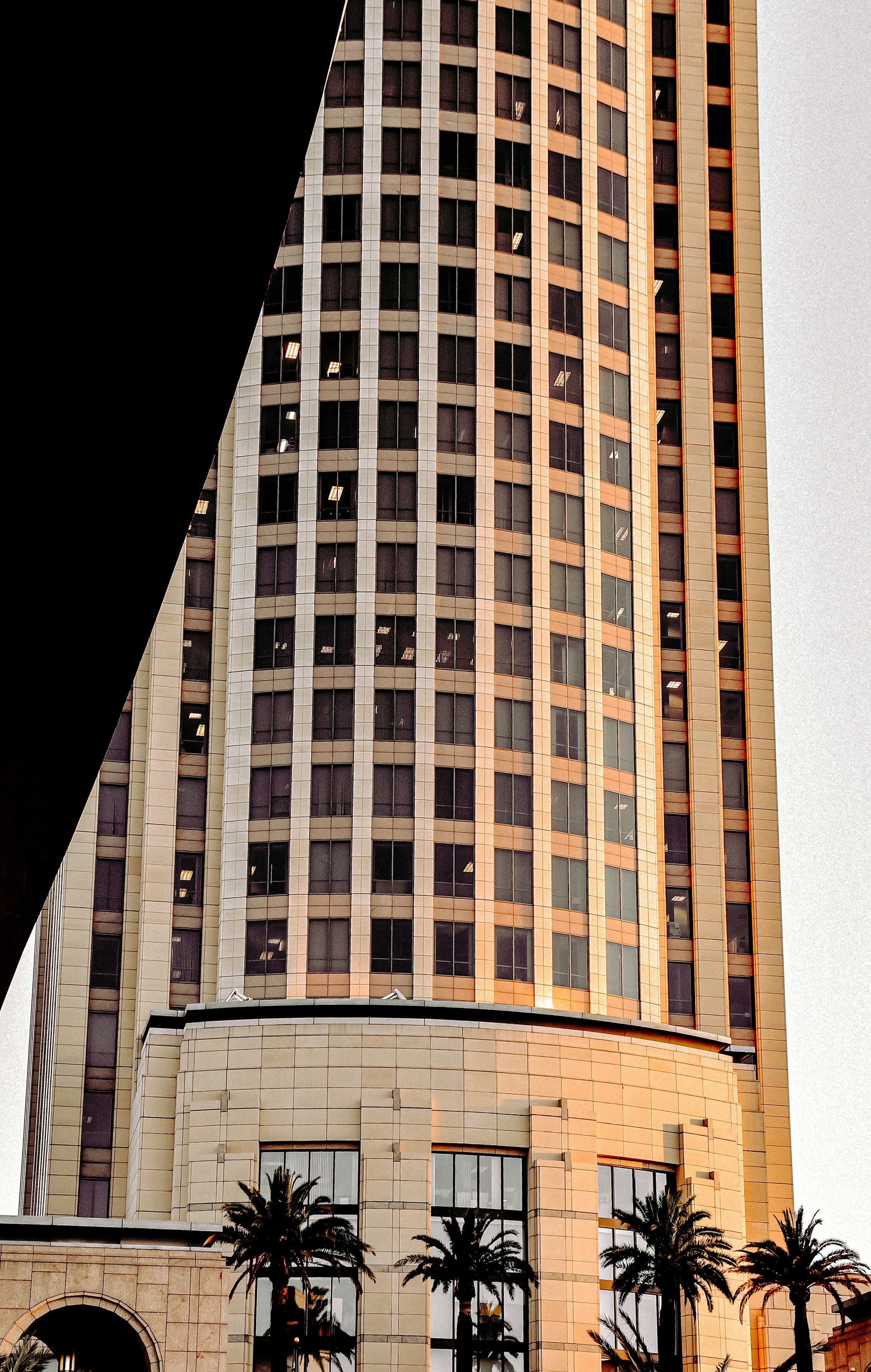 brown and white high rise building