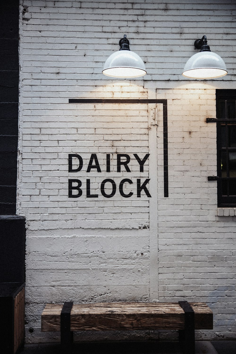 white and black wooden wall