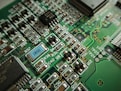 green and black computer motherboard