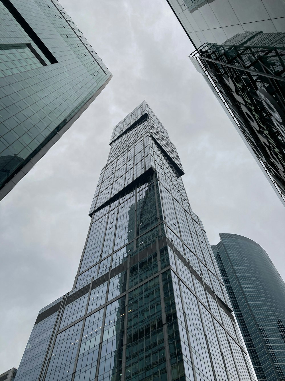 low angle photography of high rise building