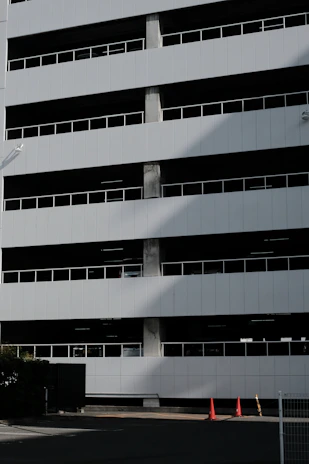 A sleek, modern valet parking module designed for busy commercial spaces.
