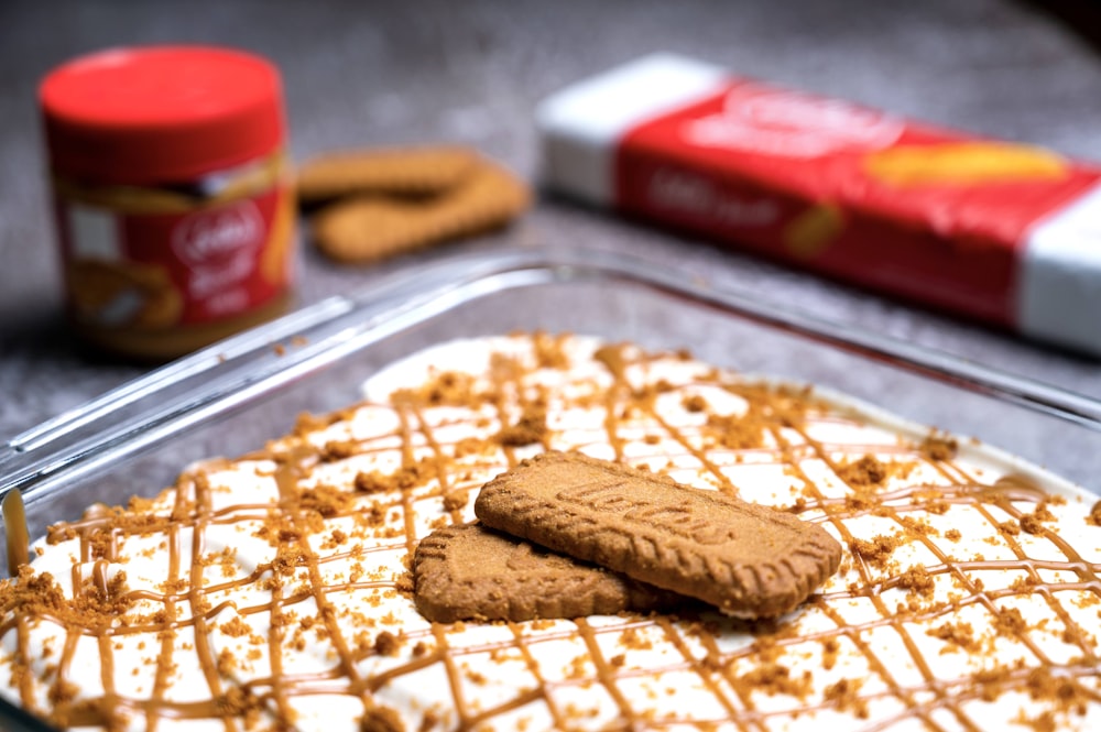 brown cookies on stainless steel tray