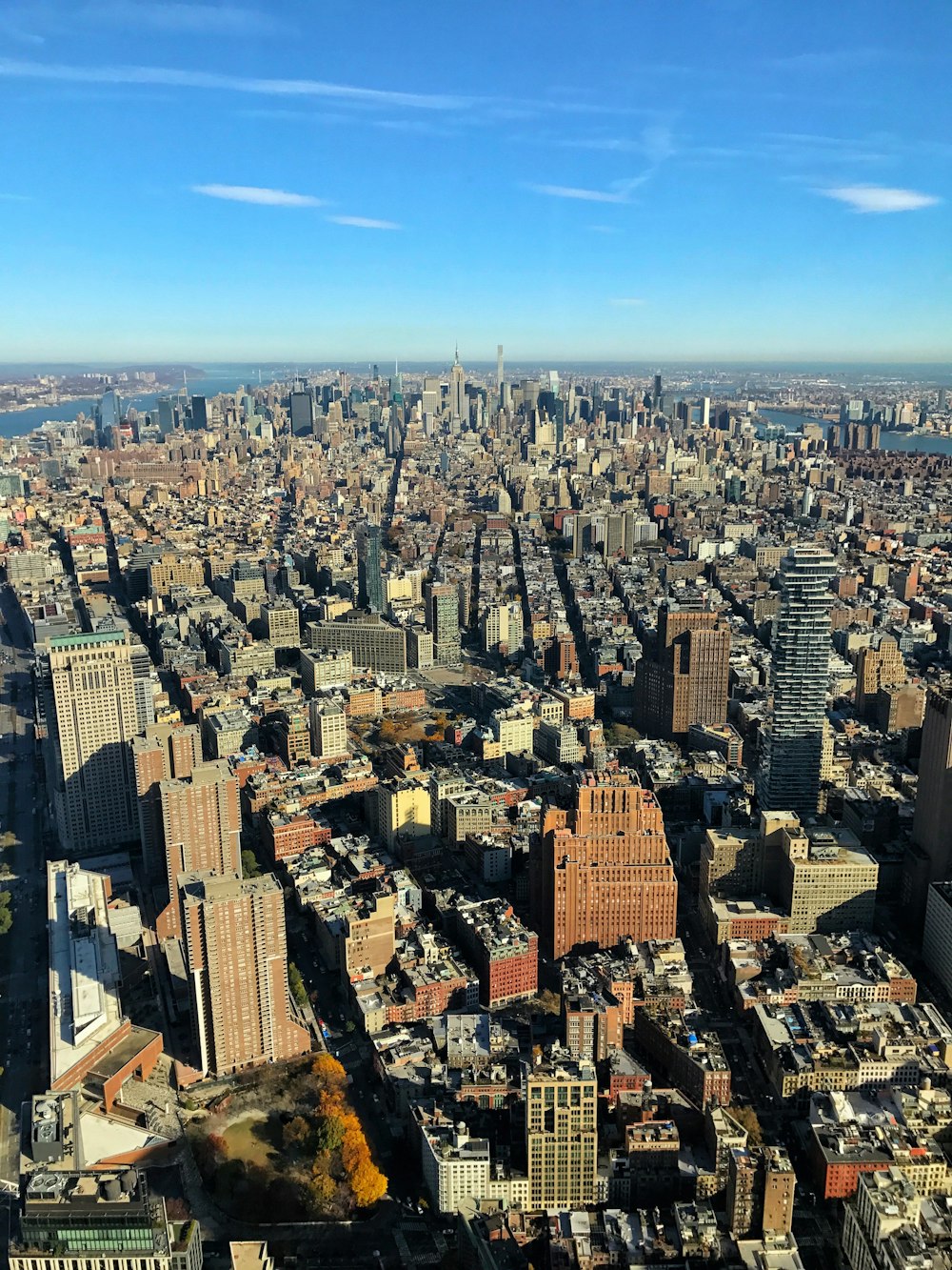 aerial view of city buildings during daytime