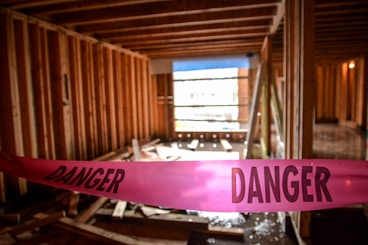 pink and white wooden hanging signage