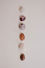 white and brown round ornament