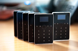 black and white remote control