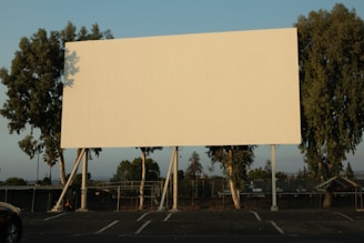 drive in movie theater and outdoor striping