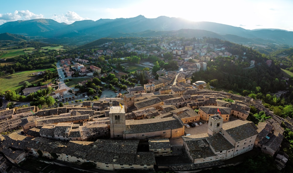 aerial view of city during daytime