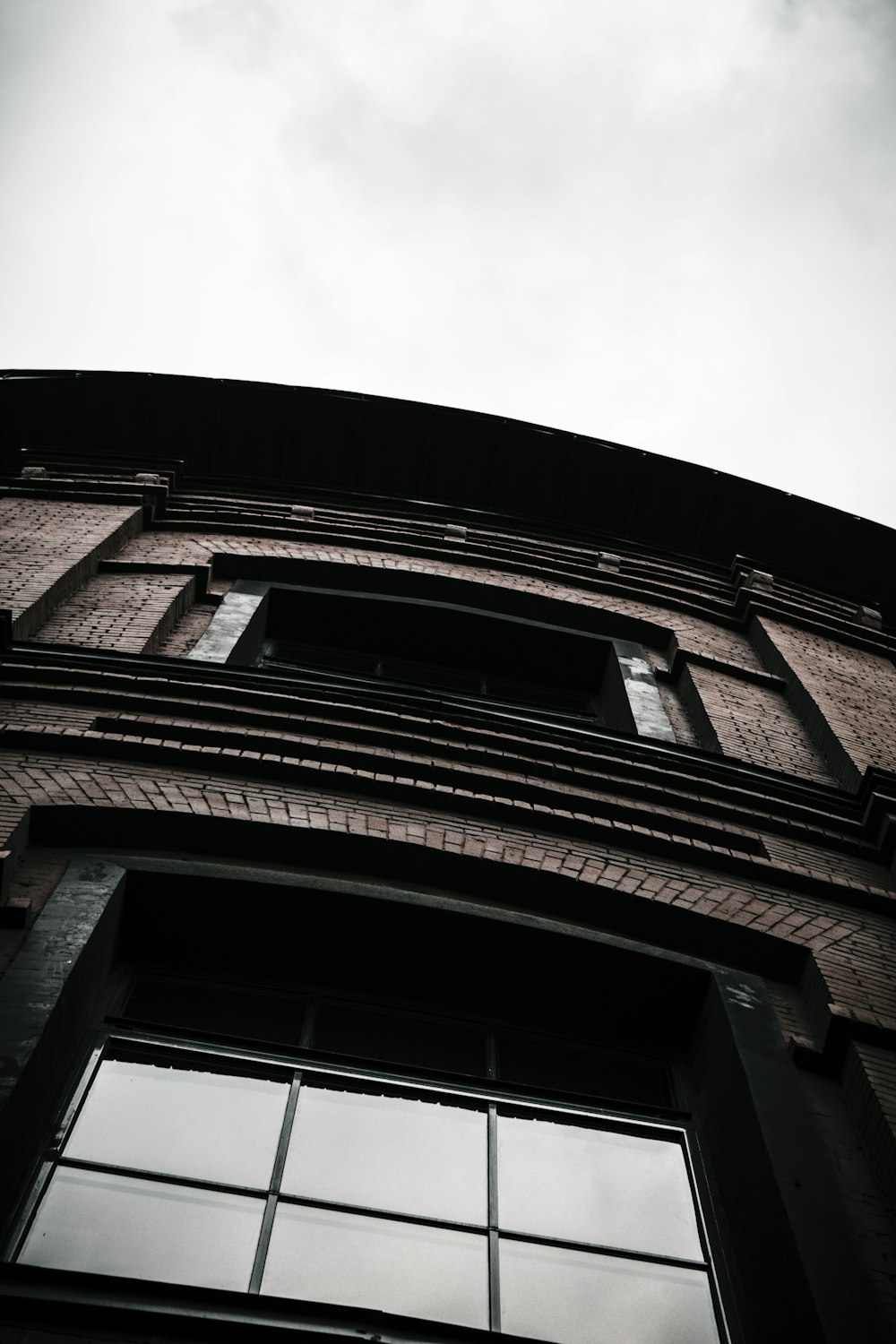 brown and black concrete building