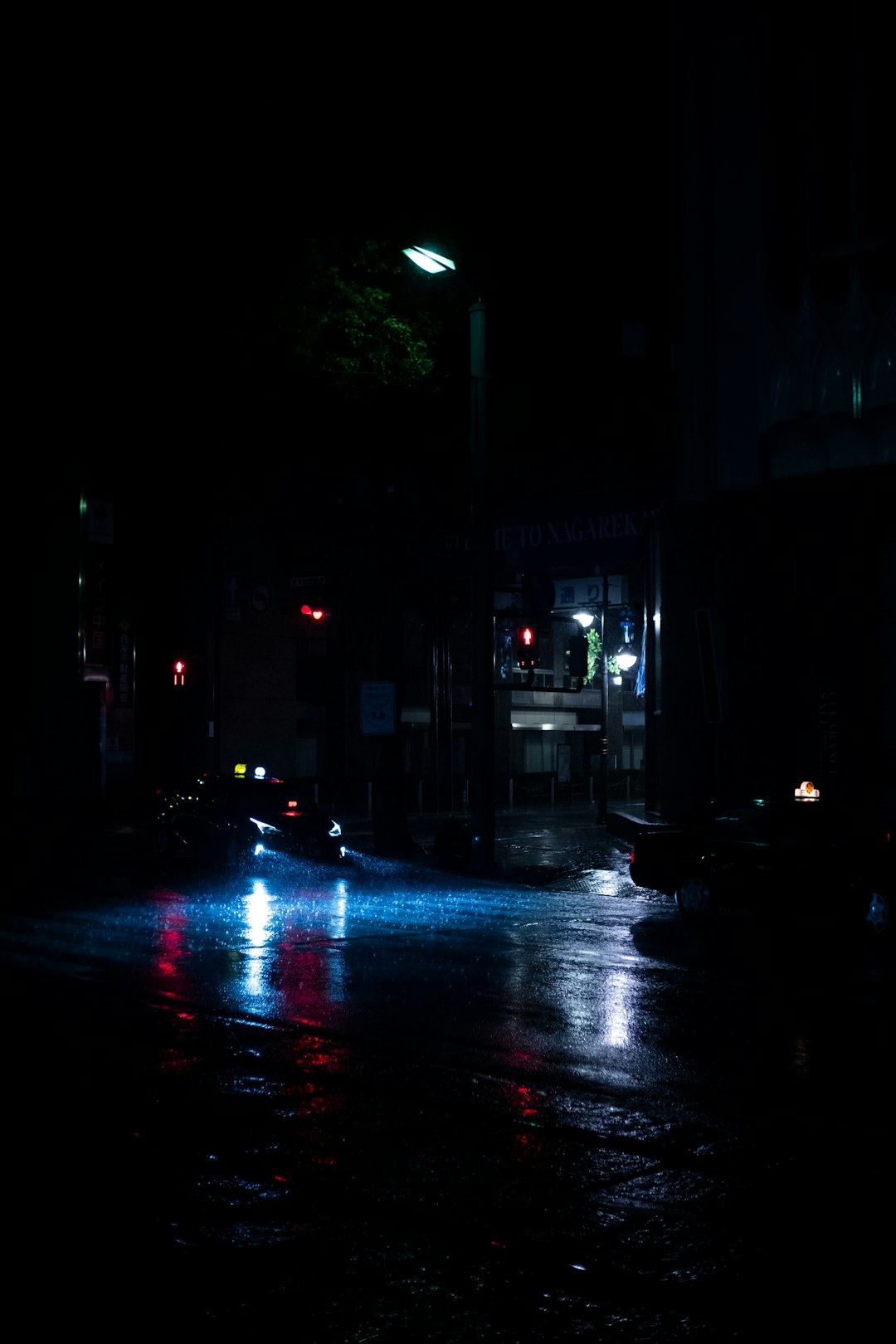 cars on road during night time