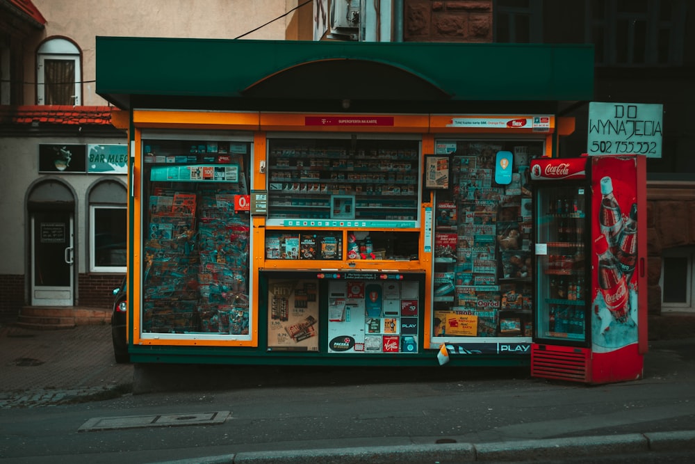 store with glass windows during daytime